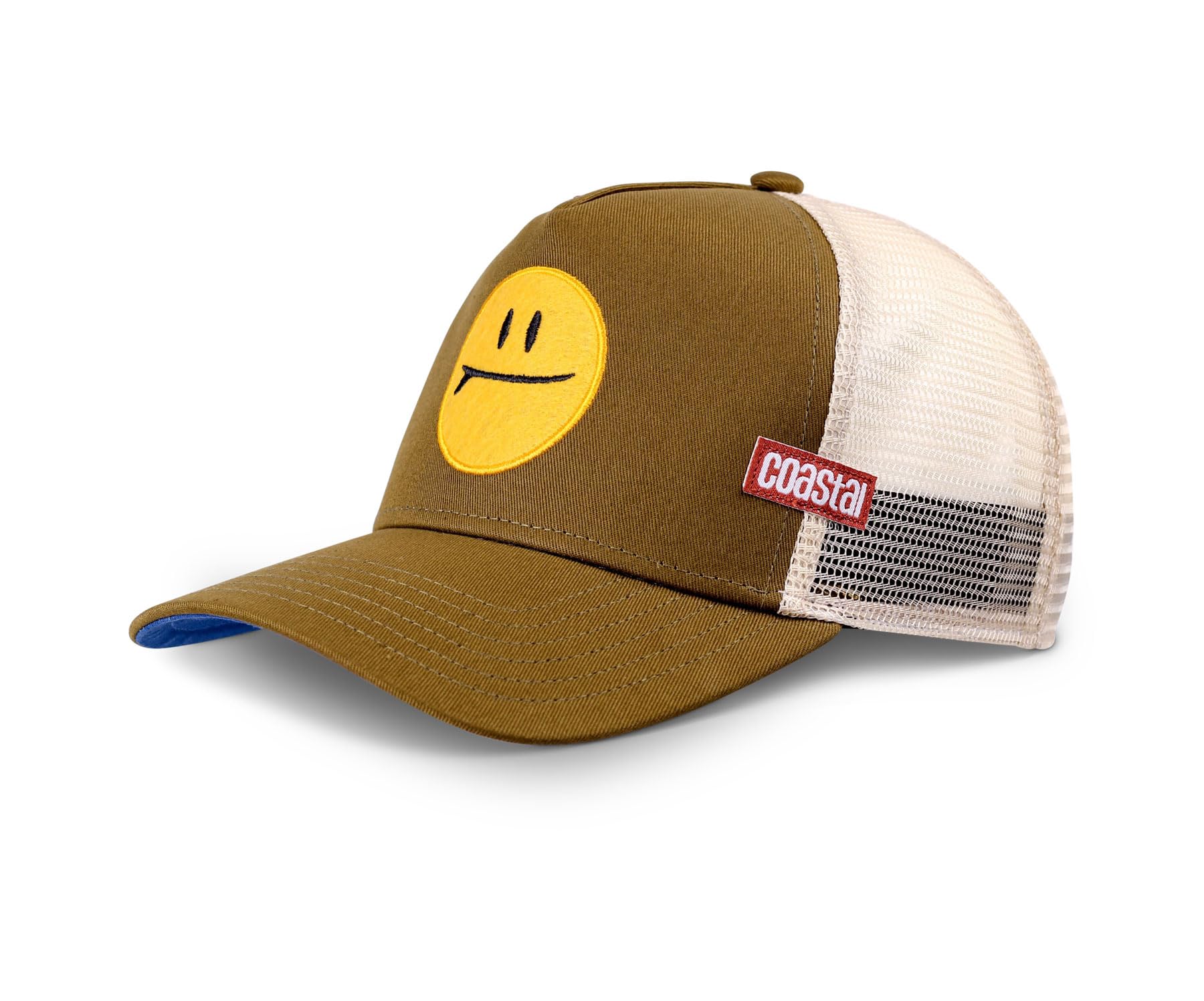 Casquette de camionneur olive avec logo brodé Surf & Smile - 4