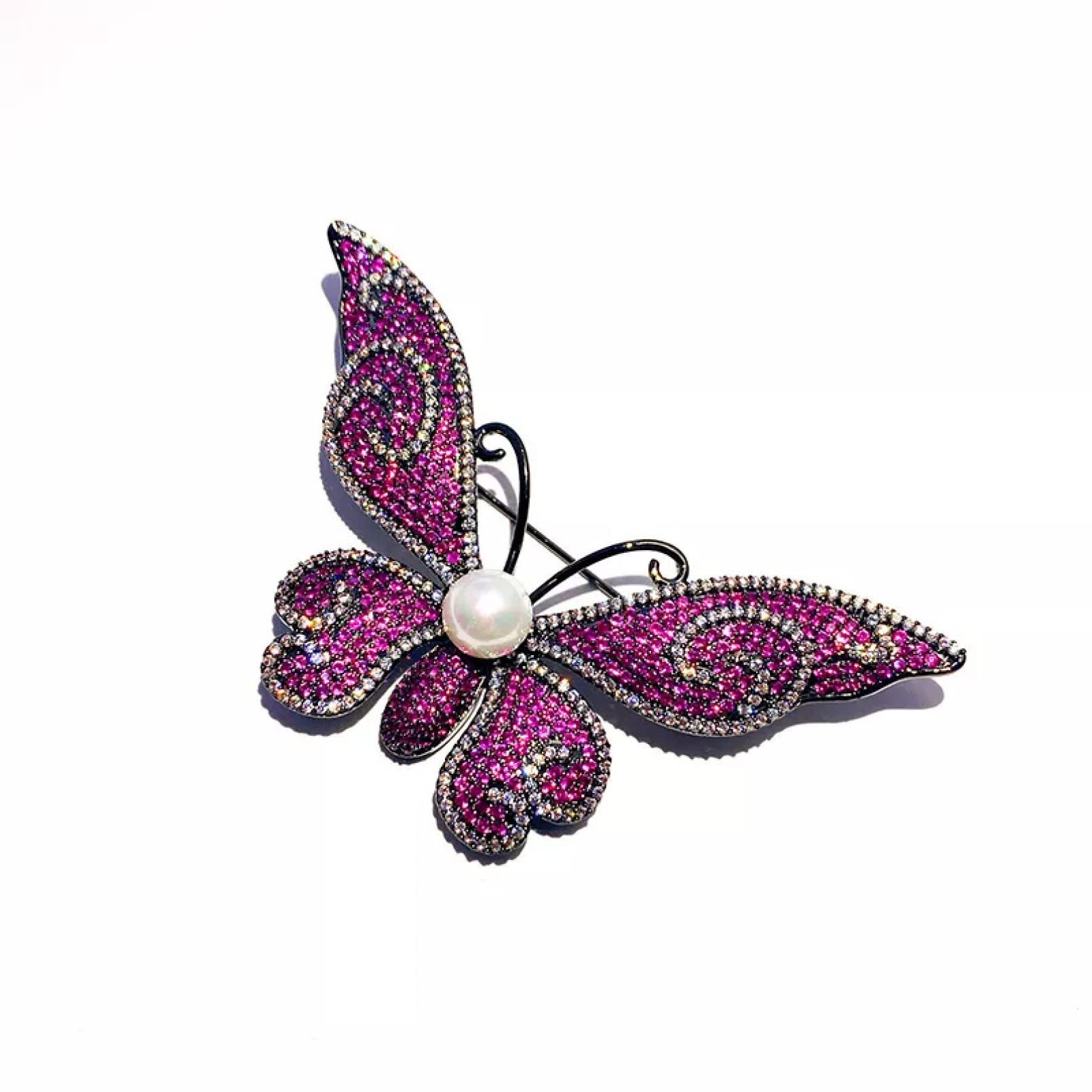WLLLTYBroochLadies Fashion New Purple Cubic Zirconia Broche Accesorios de Ropa Regalo