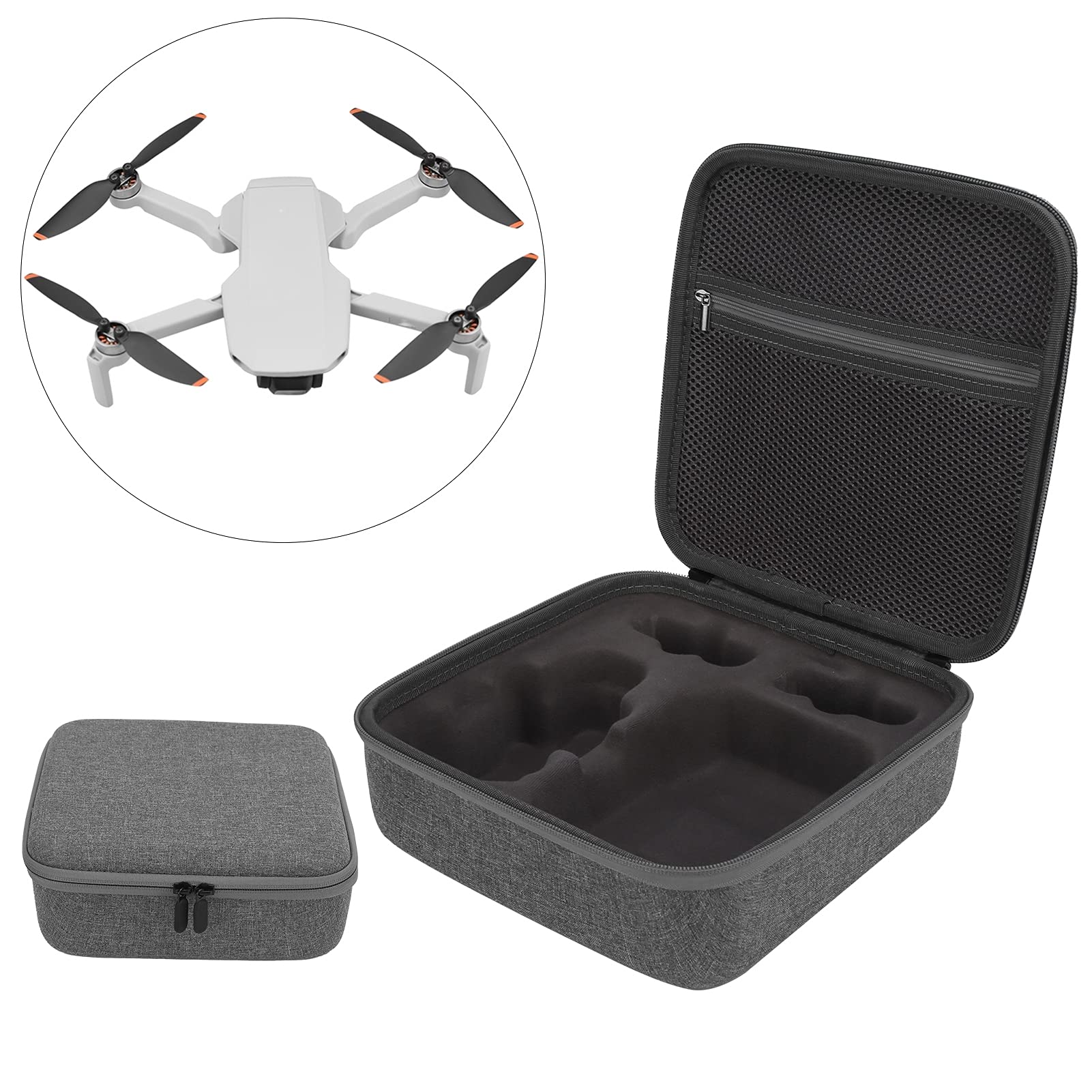 Torba Gind Drone, wytrzymała torba do przechowywania dronów, materiał nylonowy, wygodna podszewka, akcesoria do dronów Mini 2