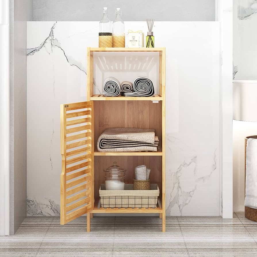 Bath Storage Cabinet バスルームキャビネット アメリカ　家具 81PEyFPeGqL._AC_UF894,