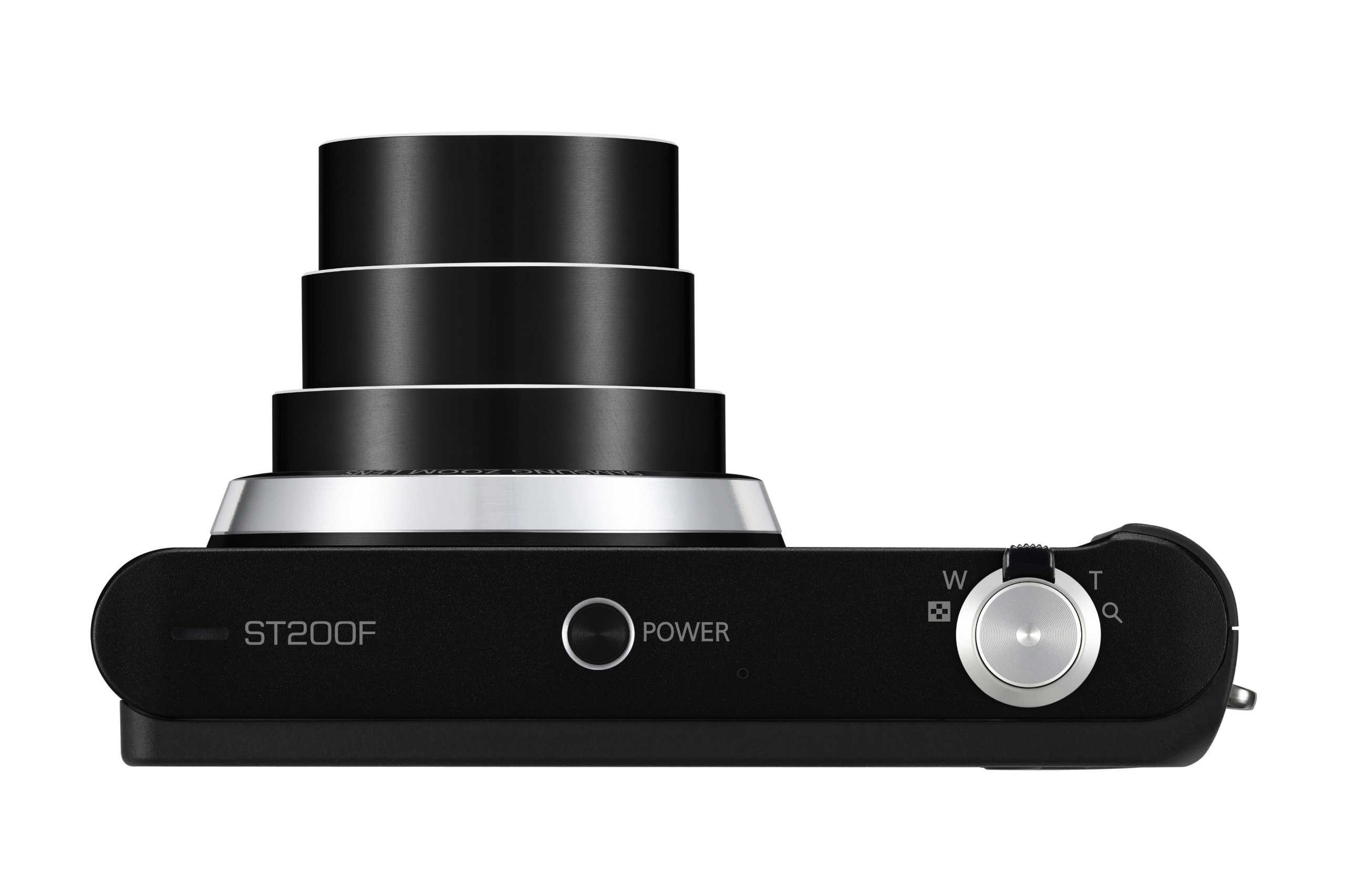 Samsung ST200F SMART Compact Digital Camera - Black (16.1MP, 10x