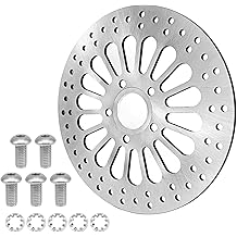 1 Piece 11.5''Rear Brake Rotor for Harley Davidson Touring Sportster Dyna and Early Super Glide Softail Great Rear Brake Rotors No Vibration brake rotors for harley davidson