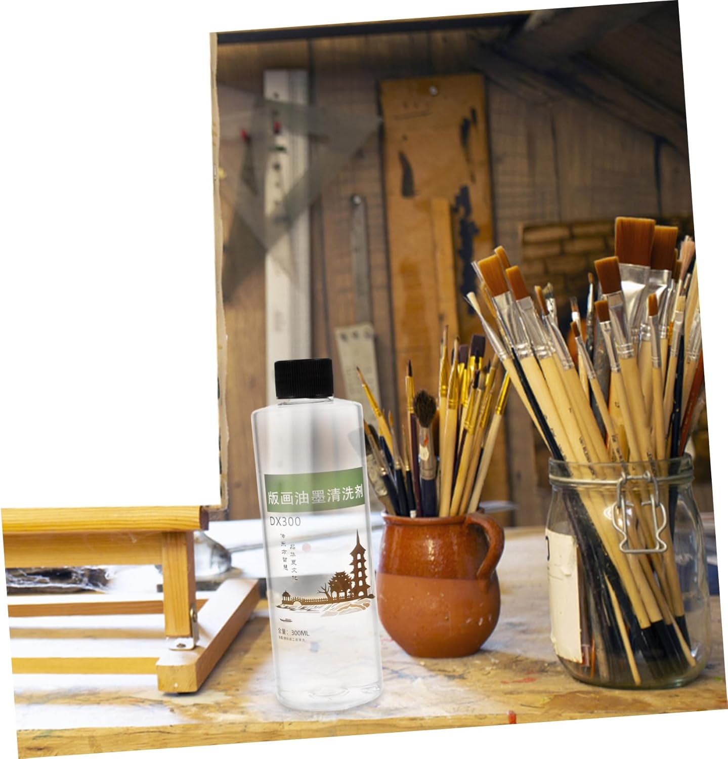 Angoily Multi-use Natural Ink Cleaner Portable Pigment Cleaning Agent for Artists and Effortless Tool Maintenance for Daily Use and Quality Artwork Preservation