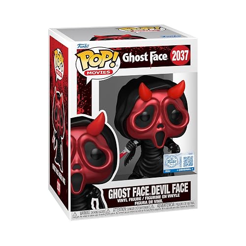 Funko Pop! Vinyl: Ghost Face - Devil Mask - Metallic - Amazon Exclusive - Collectable Vinyl Figure - Gift Idea - Official Merchandise - Toys for Kids & Adults - Horror Fans