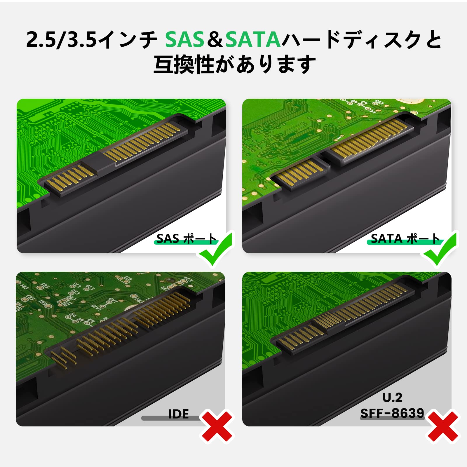 Amazon.co.jp: SASハードディスクケース SASケース USB-C接続 SAS 