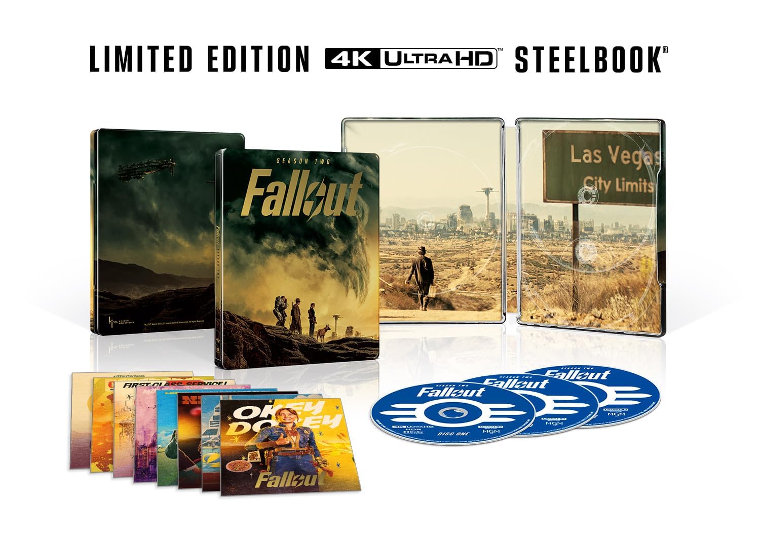 Fallout: Season 2 [4K Ultra HD] Limited Edition Steelbook [Blu-ray] [Region B]