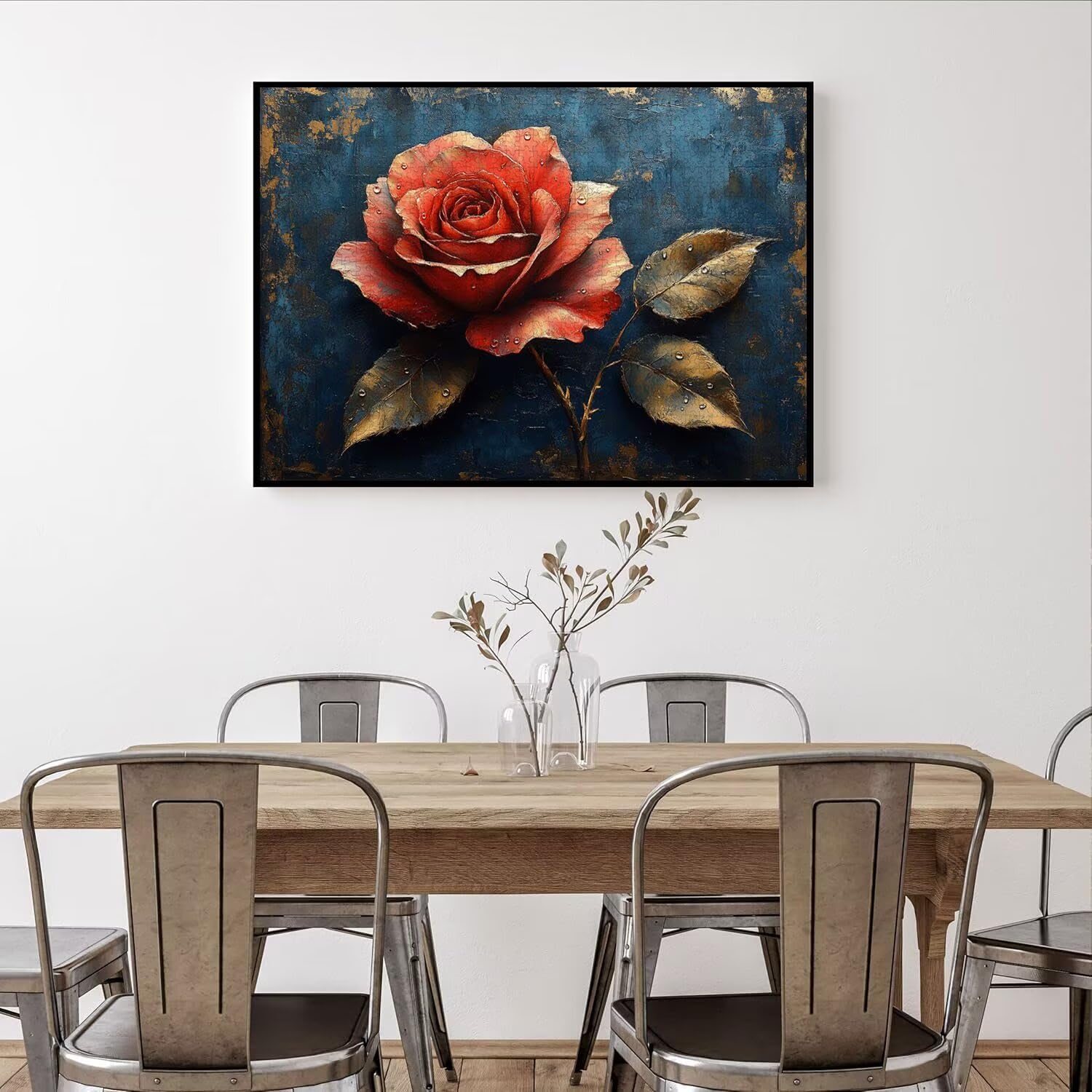 Puzzle 1500 Teile für Erwachsene, 3D Puzzle Rose Holzpuzzles, n-531 | Puzzlematte Abstrakt, Heimunterhaltung, Entspannung Meditationspuzzle, Impossible Klassische Jigsaw Puzzles, Home Decoration
