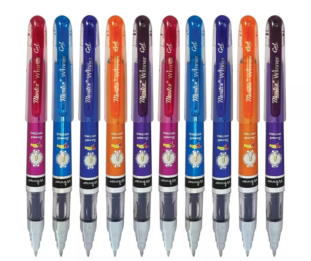 MADHAVI STATIONERS Montex Winner Jumbo Gel Pen - Water proof gel