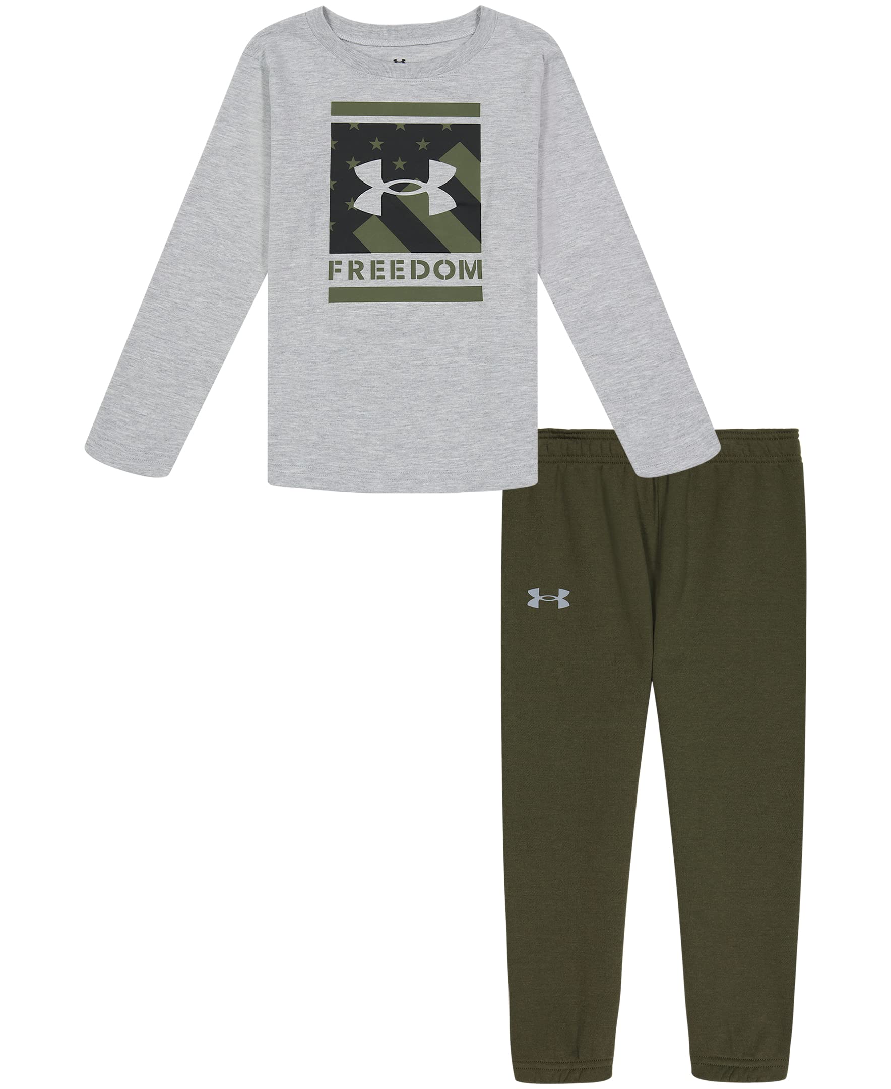 Under Armour boys Short Sleeve Tee and Jogger Set