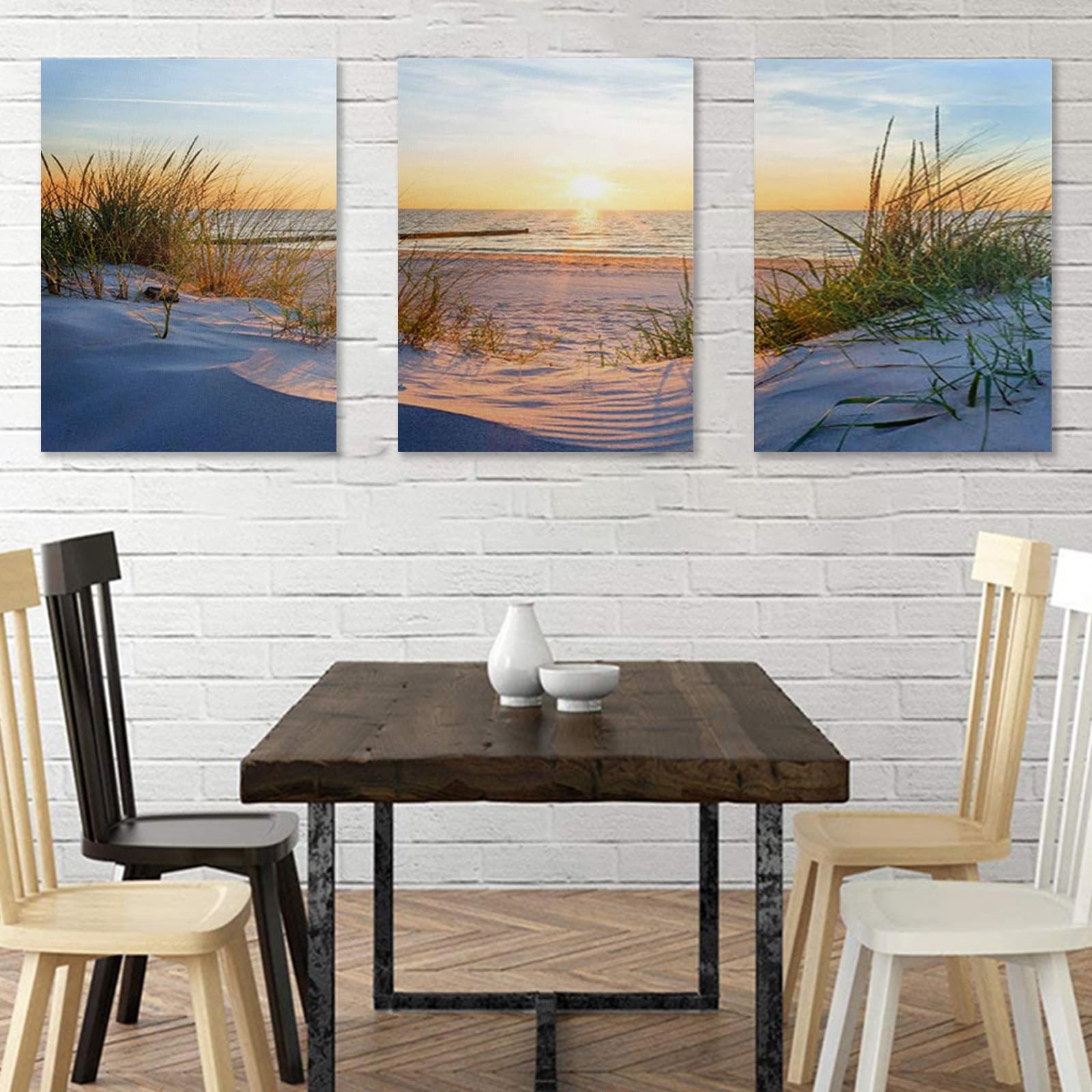 prinfantasy Wall Decor Fashion Picture Walls Arts Fashionable Pictures Strand Sunset Home Decorations Landscape Prints Paintings For Bedroom Bathroom Decor 1101 - Image 4