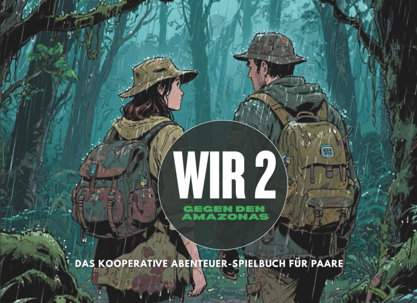 Wir 2 gegen den Amazonas: Das kooperative Abenteuer-Spielbuch für Paare – Rätsel, Story & Challenges für unvergessliche Date Nights