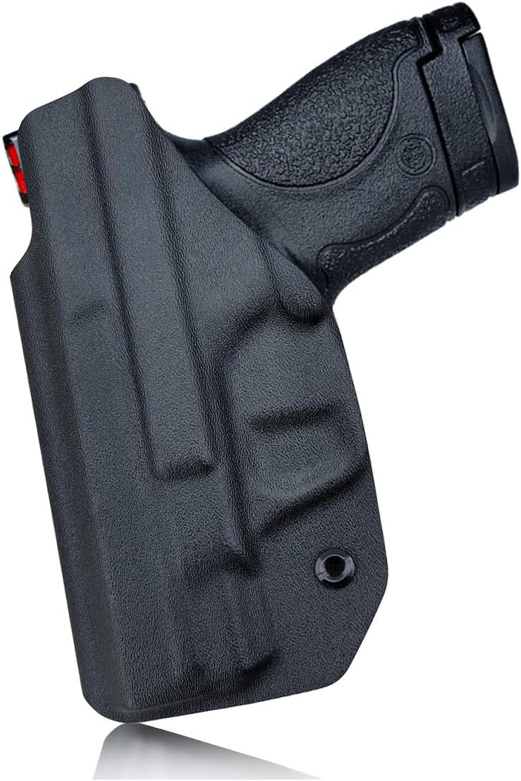 M&P Shield 9MM Holster IWB Kydex Holster Fit: Smith & Wesson M&P Shield Plus / M2.0 / M1.0-9mm/.40 S&W 3.1" Barrel Pistol- Inside Waistband