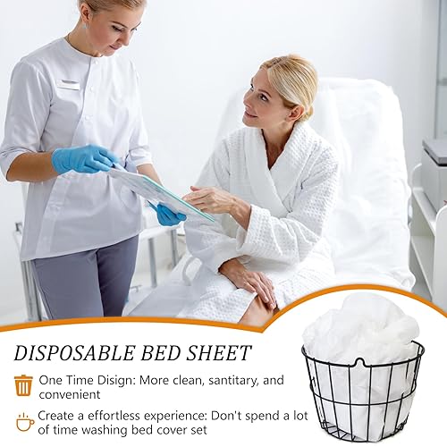 Miniatura 4 de 100 sábanas de mesa de masaje, sábanas desechables para mesa de masaje, fundas de cama de spa para esteticista, tatuaje, depilación, cama de