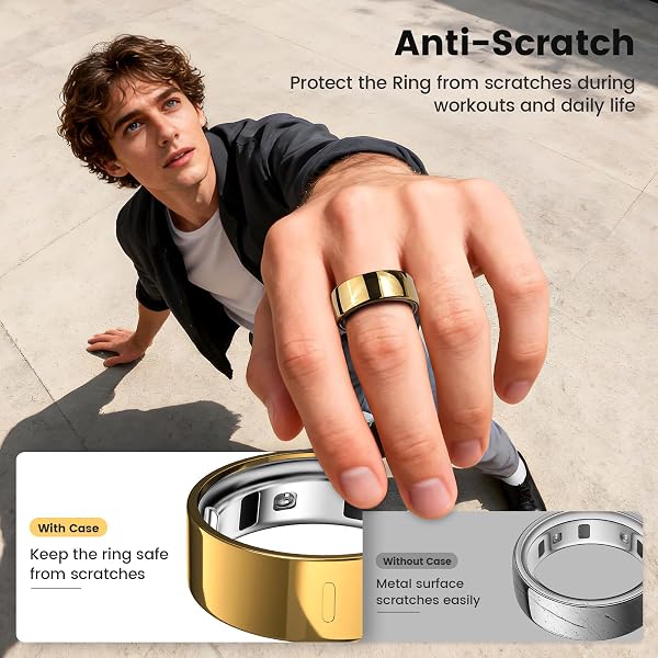 sylacor 3 Pack Ring Cover Compatible with Oura Ring Gen 4/Gen 3 Horizon/Heritage, Upgraded Anti-Scratch TPU Protector for Men Women, NOT for Oura Ring 4 Ceramic - 5