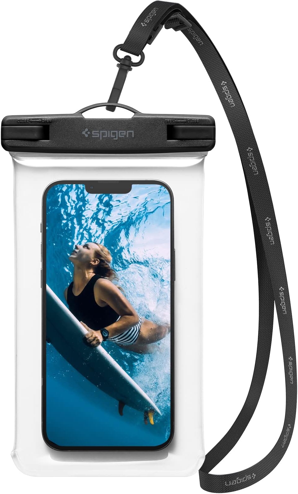 Spigen A601 Universal Waterproof Case crystal clear