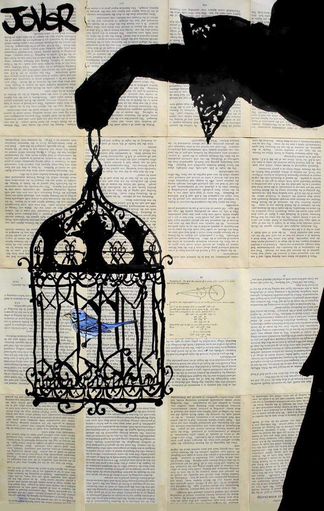 McGaw Graphics Emmeline by Loui Jover, Art Print Poster, Paper Size 14" x 11 Image Size 12" x 7.5"(588)