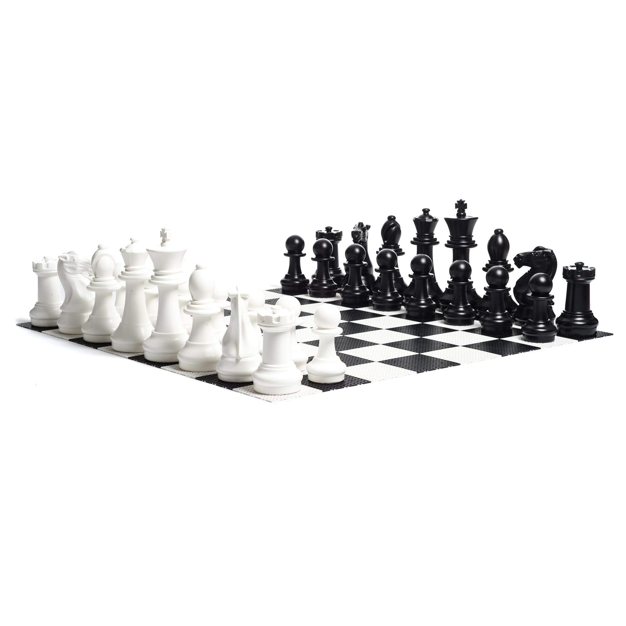 Buy MEGACHESS Giant Chess Set 25 inch King, with Giant Checkers Set and Giant Plastic Chess