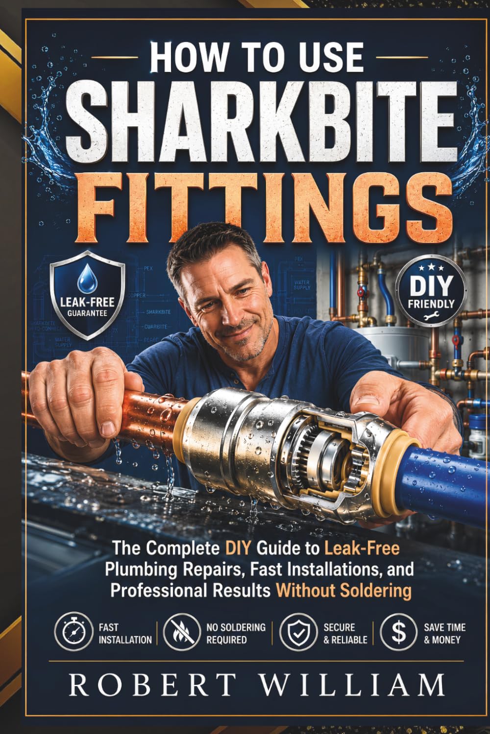 HOW TO USE SHARKBITE FITTINGS: The Complete DIY Guide to Leak Free Plumbing Repairs, Fast Installations and Professional Results Without Soldering