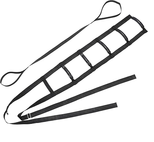 JFMkaer Asistencia de escalera de cama, correas ajustables para escalera de cama con asas, correas de escalera de cama de 6 asas, dispositivo de