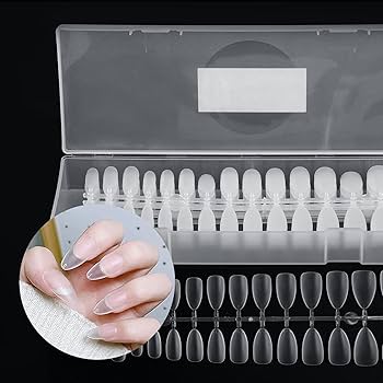 Amazon | Annhua ネイルチップ クリア 270枚入り ネイル長さだし