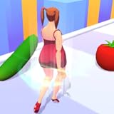 Body Transformation Fit Fat Beauty Race Runway Challenge - Fitness Game for Girls & Boys with Dress Up, Diet, and Fashion Run