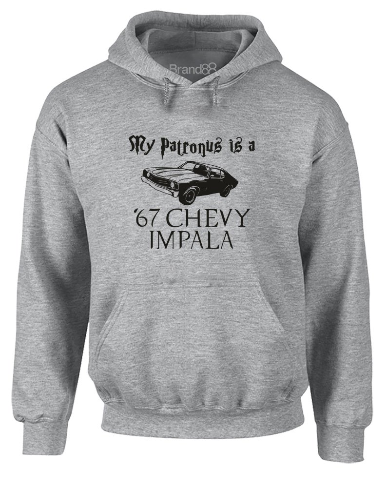 Brand88 - My Patronus is a '67 Chevy Impala, Adult's Hoodie