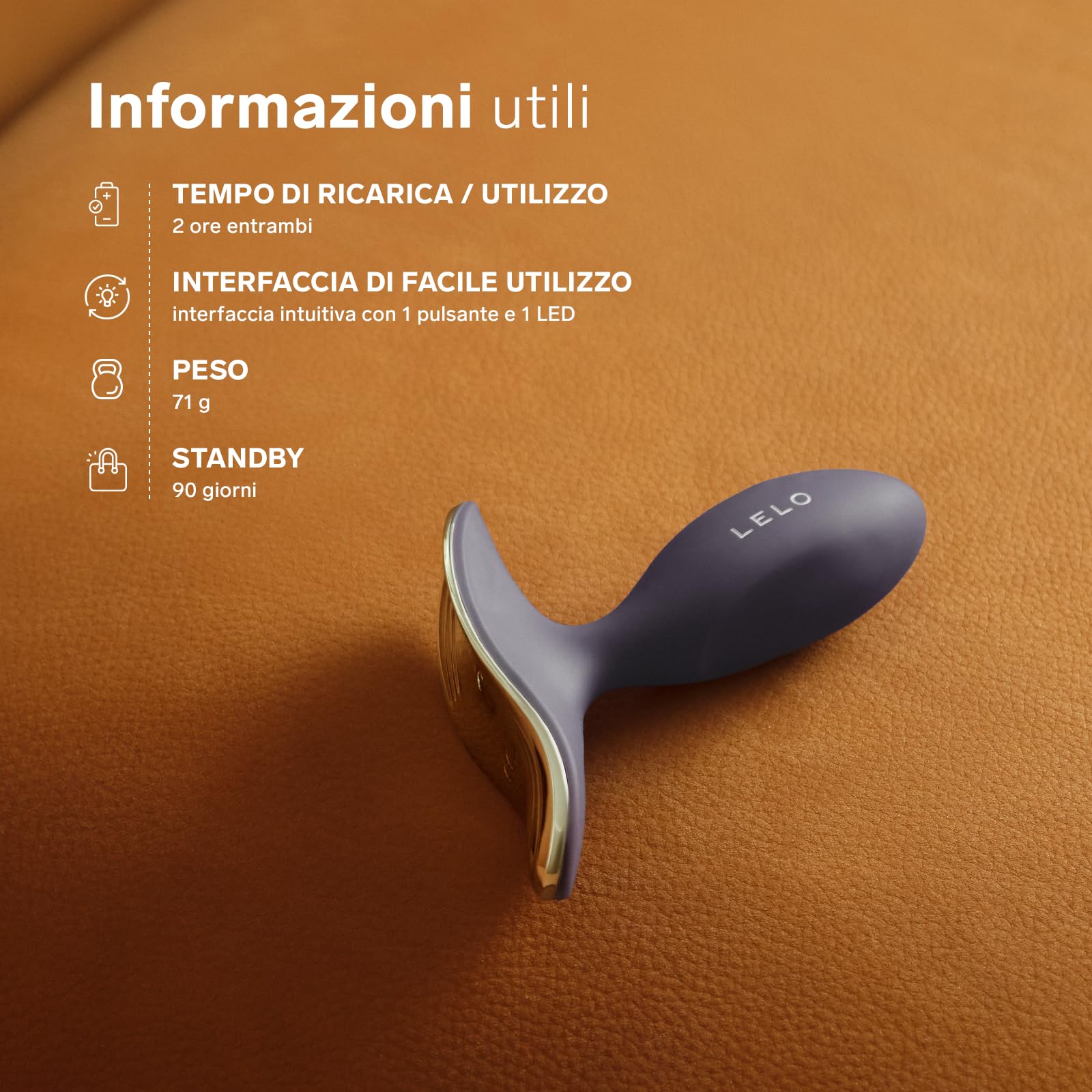 LELO SURFER 2 Plug-anale Dilatatore Donna Vibrante con 6 Modalità di Piacere, Plug-anale Dilatatore Uomo, Plug Anale Silicone, Anal Plug, Vibratore Anale, Giochi Sessuali per Uomo, Purple