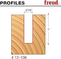 Vista 81 de Broca recta de doble acanaladura Freud, 15/64 x 3/4 de pulgada, con vástago de 1/2 pulgada, 12-096