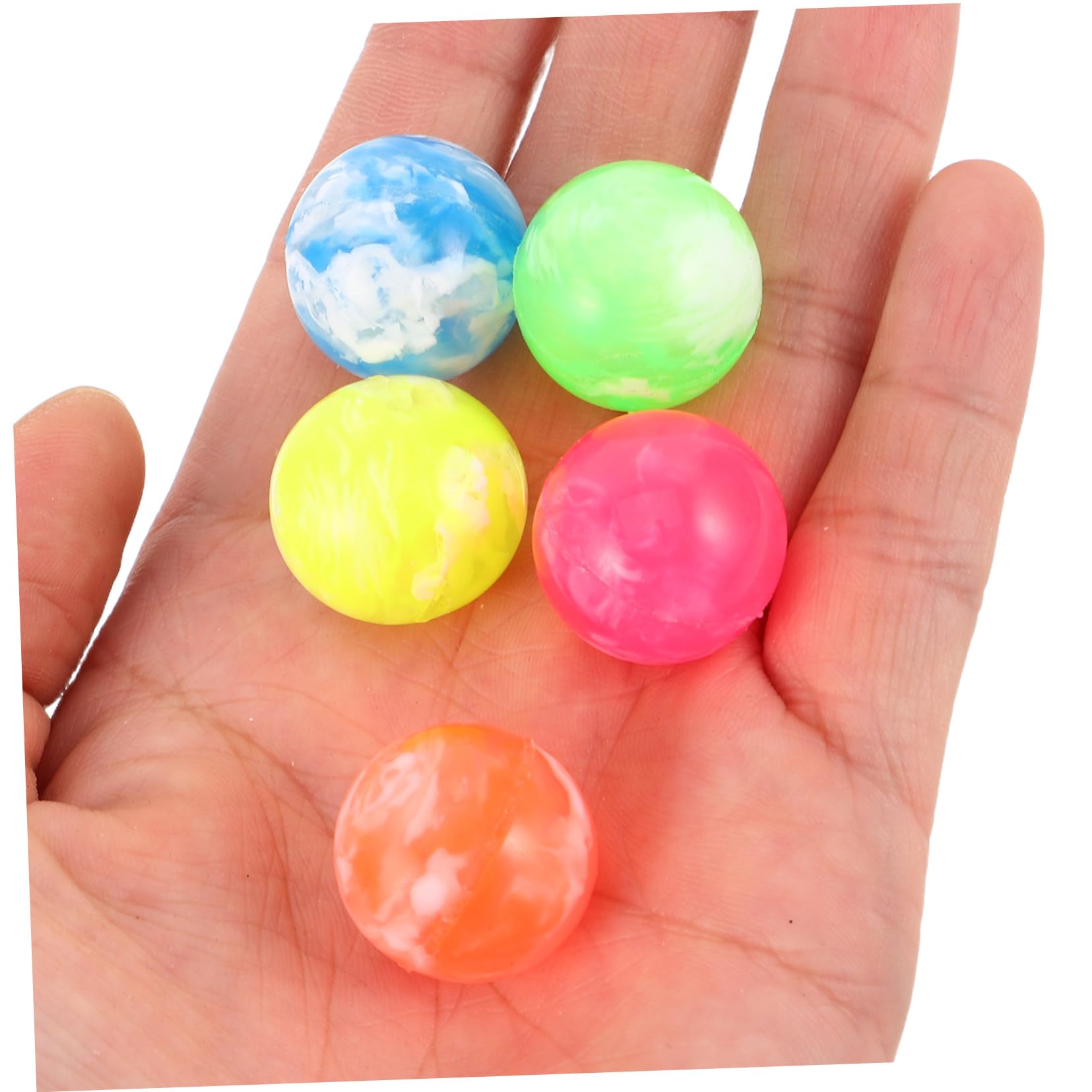 Cabilock 200 pièces Mini Bouncy Balls Colorés pour Garçons Filles Jouets Extérieurs et Récompenses de Classe Petits Jouets Anniversaire et Faveurs de Fête Balles Rebondissantes pour