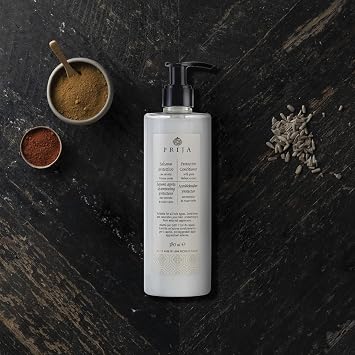 Prija Protective Hair Conditioner with Green Walnut Extract (12.84 fl oz) - For all Hair Types - Vegan Friendly - Dermatologically Tested - Made with 100% Recycled Bottle