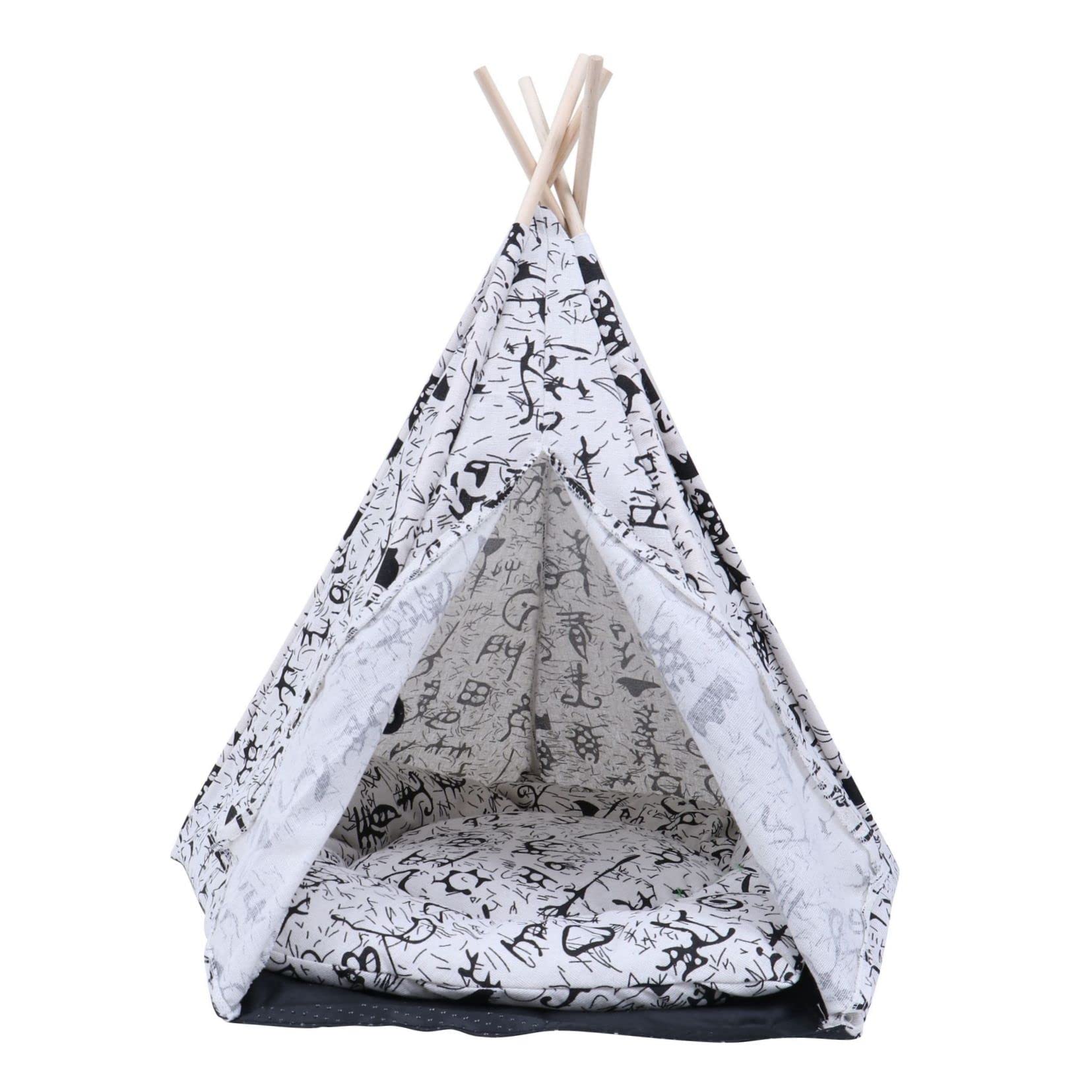 ibasenice Tente pour Chien pour Chien Abri Portable pour Animaux De Compagnie Lit pour Chat