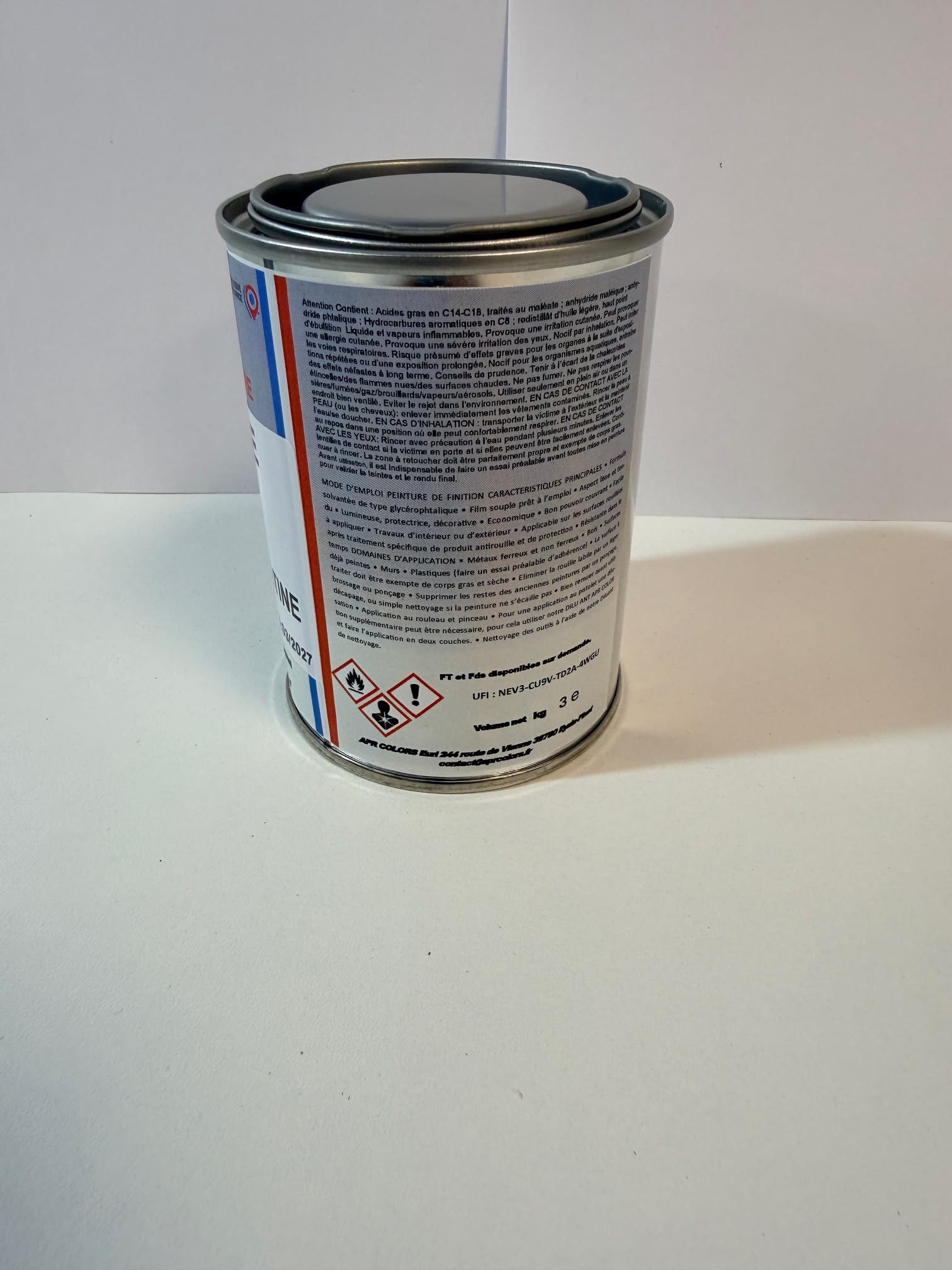 RAL PEINTURE POT DE 250 GR (9016 MAT 30%)
