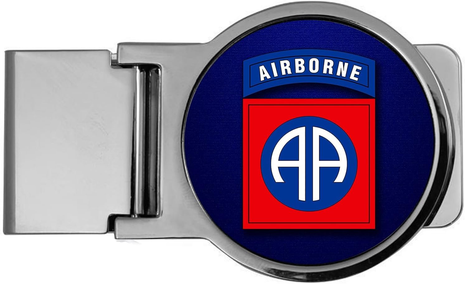 ExpressItBest Premium Money Clip - US Army 82nd Airborne Division, Shldr Sleeve