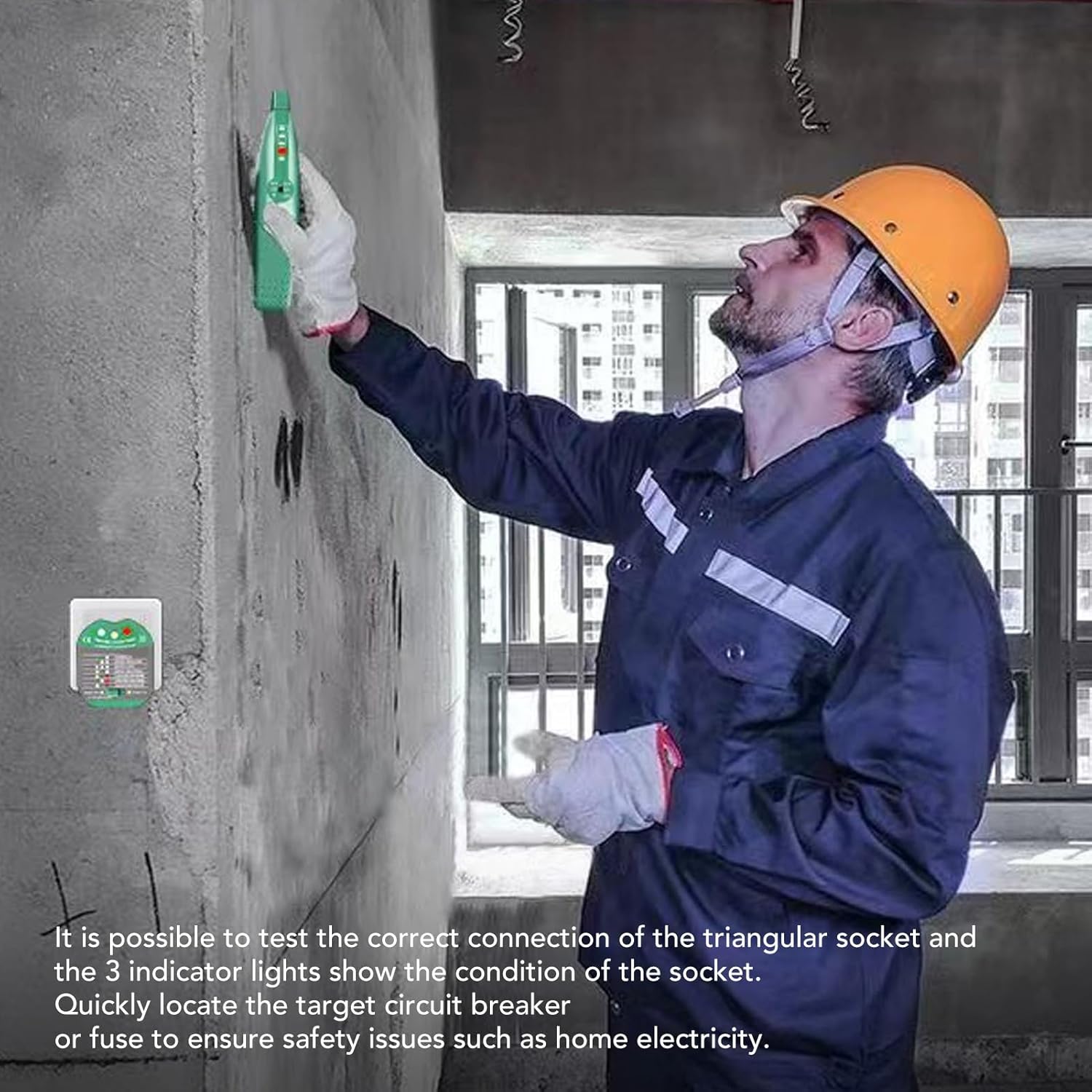 Close-up of the MS5902A Circuit Breaker Finder receiver unit