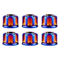 Vista 26 de Tuerca de perno de brida de titanio M6 M8 M10 M12 M14 M16 para bicicleta, motocicleta, eje trasero de automóvil, accesorios de modificación