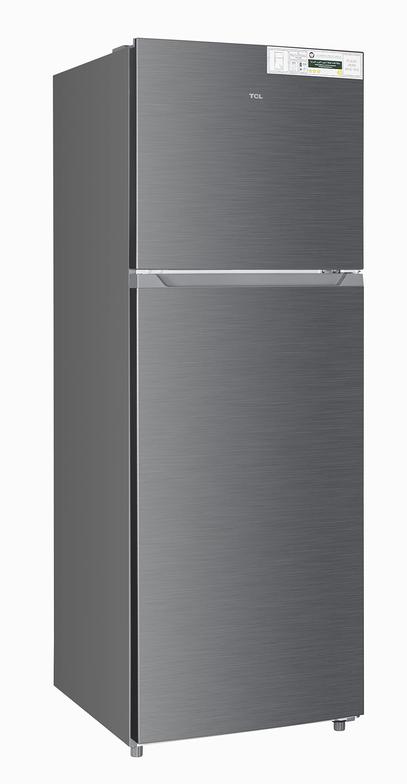 Buy TCL 433 Liters Double Door Top Mount Refrigerator, Total No Frost
