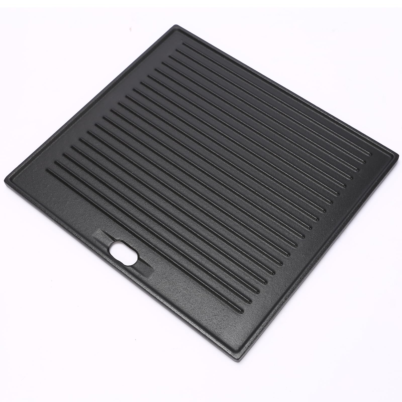 GFTIME Piastra girevole in ghisa, 33,5 x 30 cm, Plancha per Taino Basic 4+1 6+1, Enders San Francisco 3, scanalata su entrambi i lati, piastra in ghisa, accessori per barbecue, piastra in ghisa