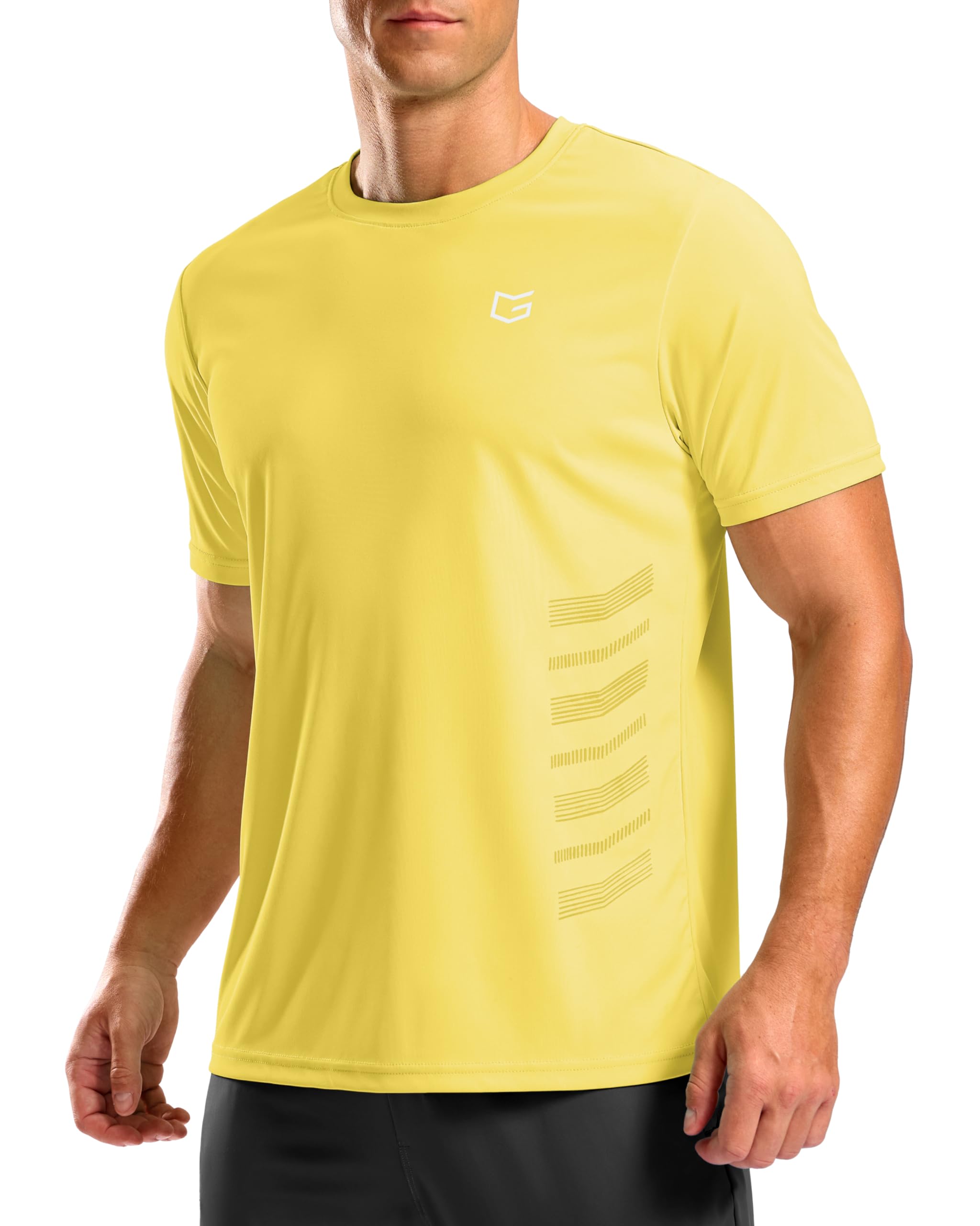 G Gradual Men's Workout Shirts Quick Dry Athletic Running T-Shirts