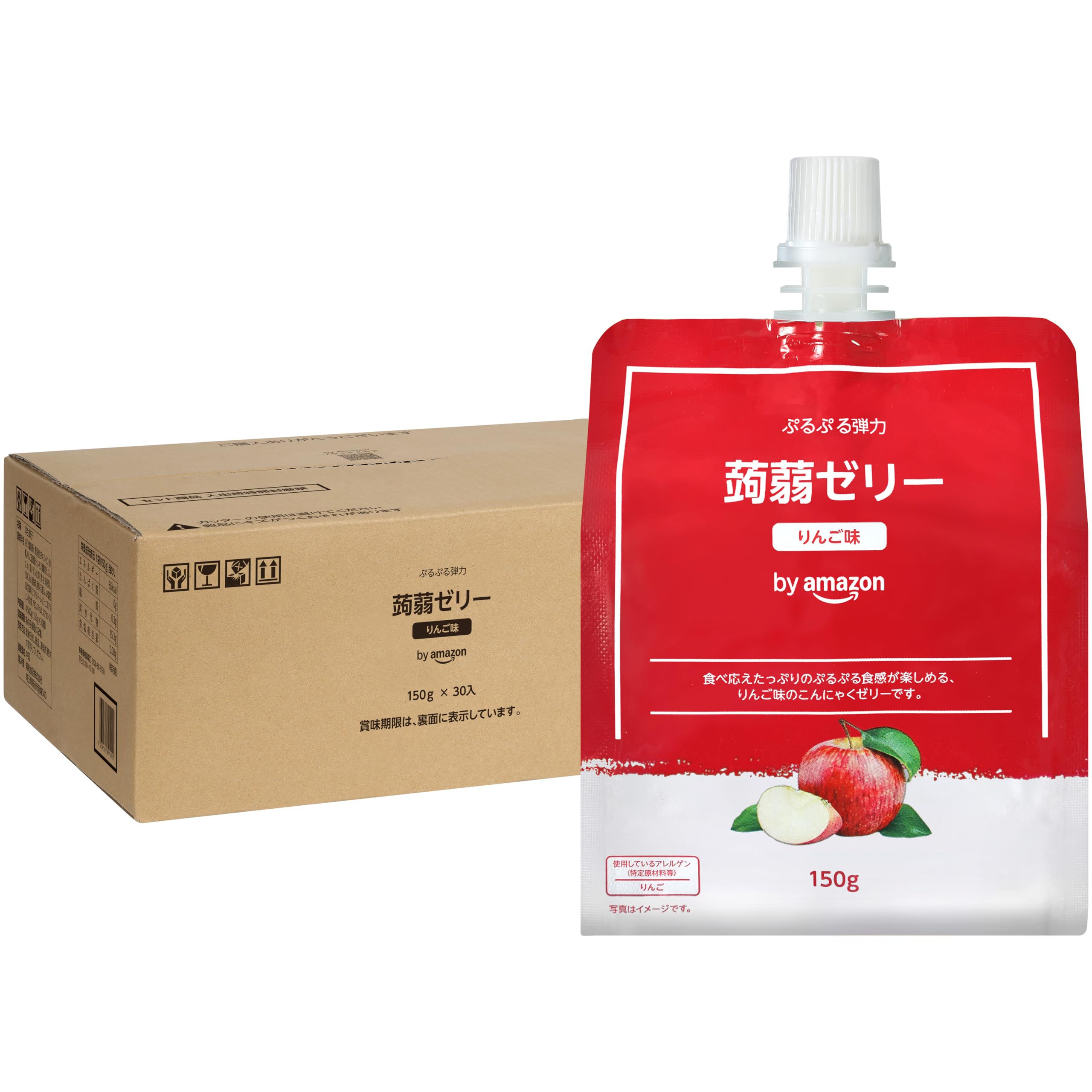 by Amazon 蒟蒻ゼリー りんご味 150g x 30個