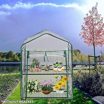 ビニール温室 2枚カバー付き 温室 ビニールハウス グリーンハウス 家庭菜園 楽天市場】ビニールハウス 温室カバー 菜園ハウス 植物 冬