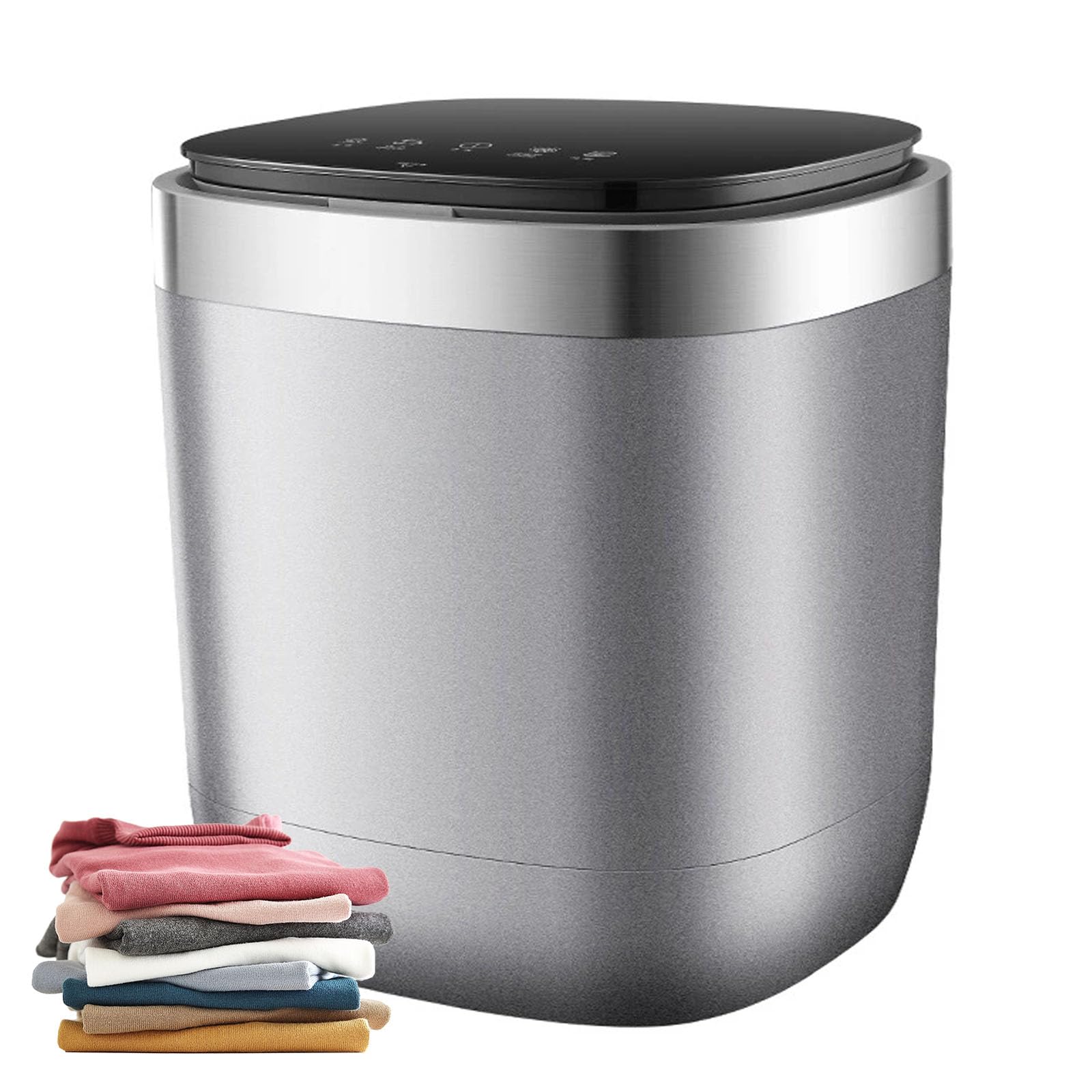 Machine à laver portable 7L pliable avec séchoir à spin pour vêtements bébé