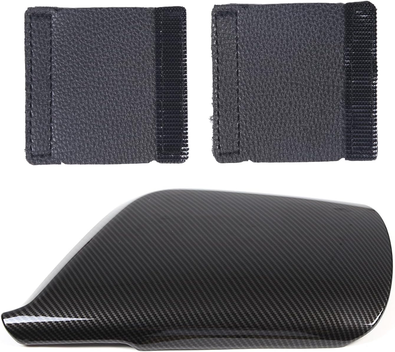 Center Console Armrest Cover for Chevrolet Corvette C7 2014-2019 Accessories, Armrest Arm Rest Cap Cover, Seat Belt Stay Clips, Seat Belt Buckle Retainer Anti Off Cover