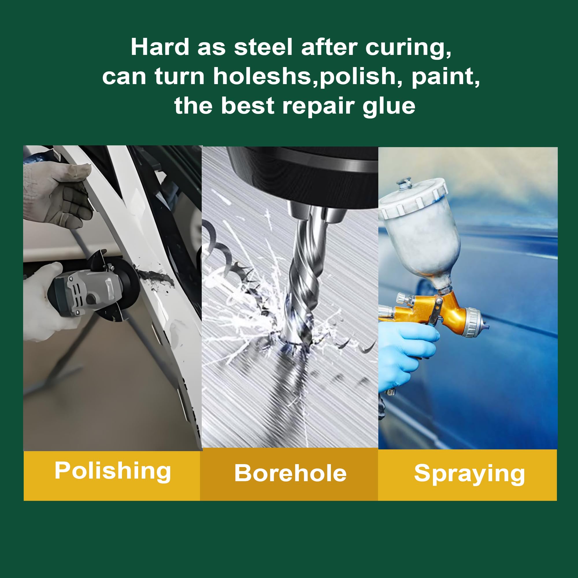 Heavy Duty Metal Glue - Waterproof Epoxy Adhesive -5