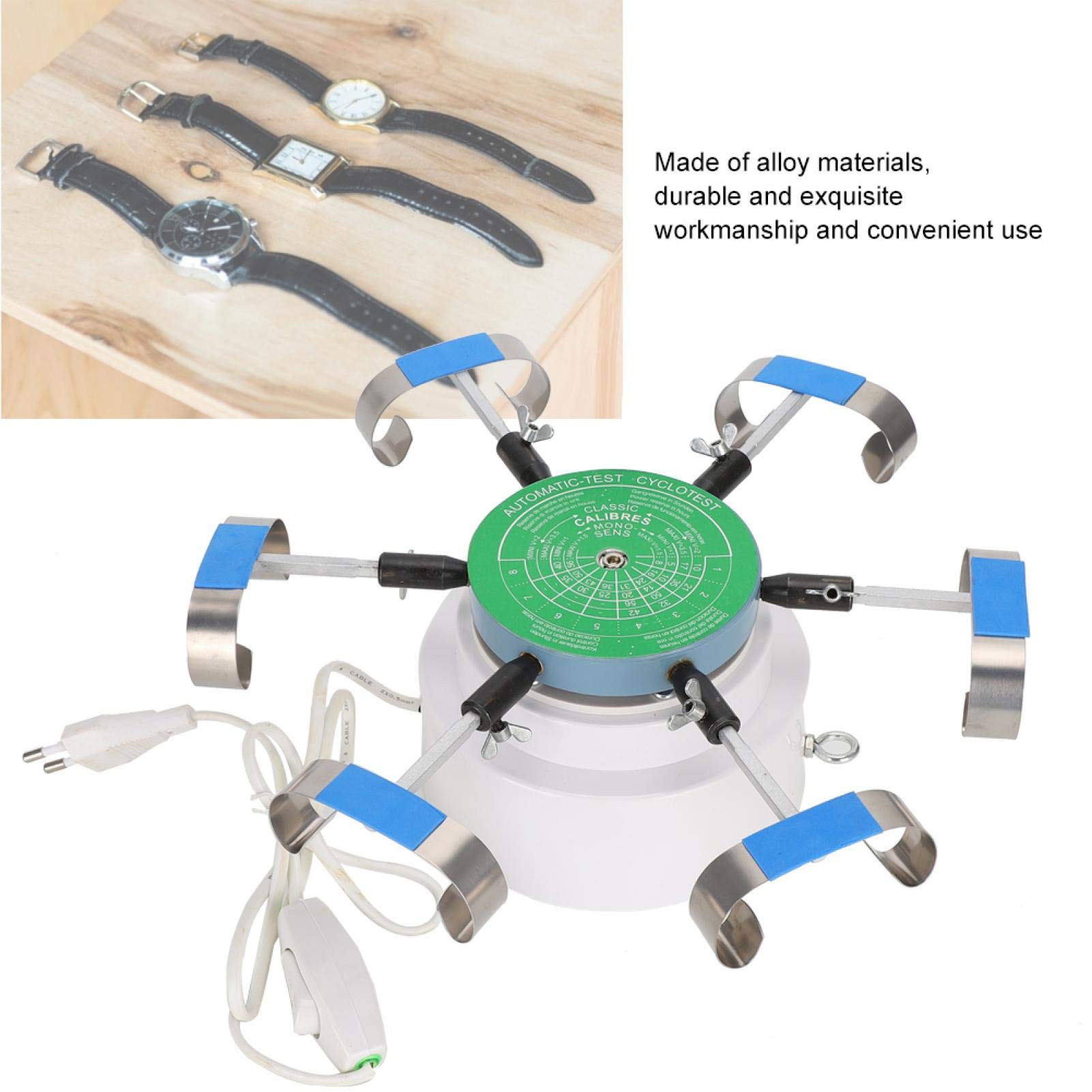 Orologi di prova per orologi, pratico tester automatico per orologi uso stabile automatico per testare orologi automatici e avvolgitori di orologi