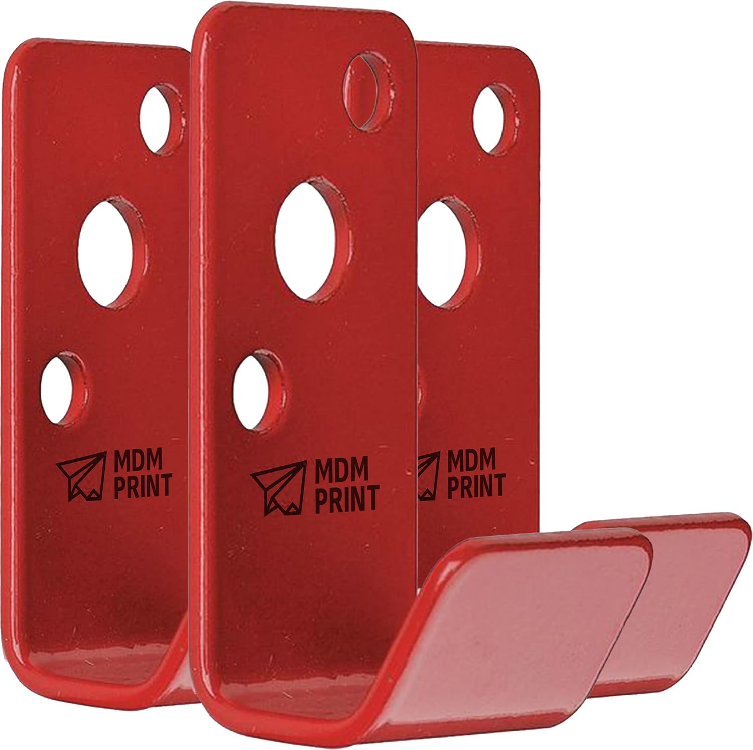 Fire Extinguisher Wall Hanger, Wall, 2.5 gal, Red, Steel PK-3