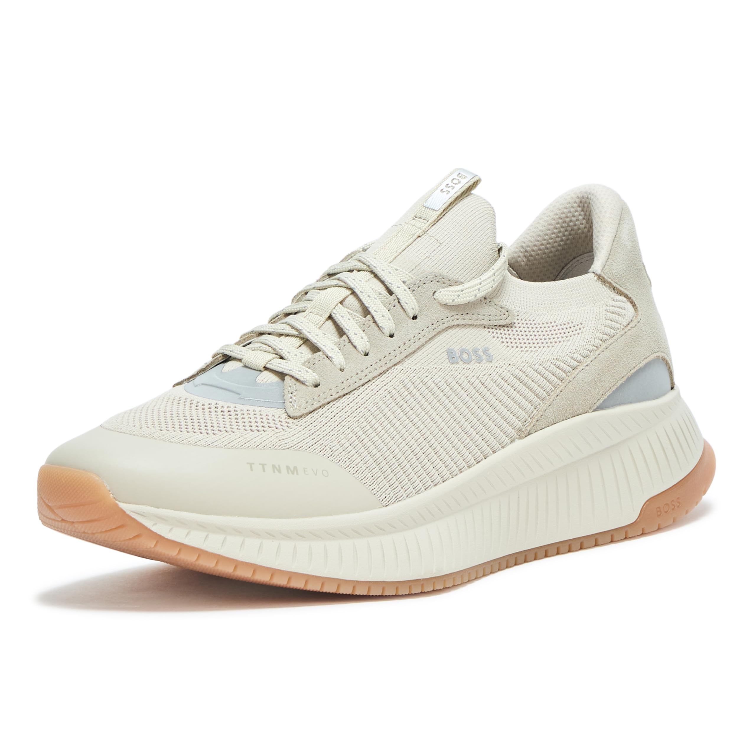 BOSS Men's Modern Knit Structure Running Sneaker