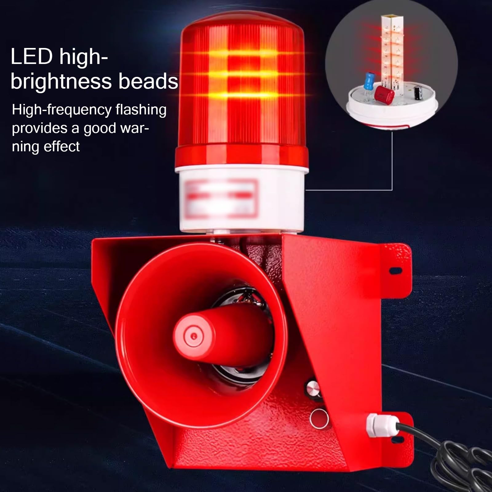 Metal PC LED Inrial Siren Alarm