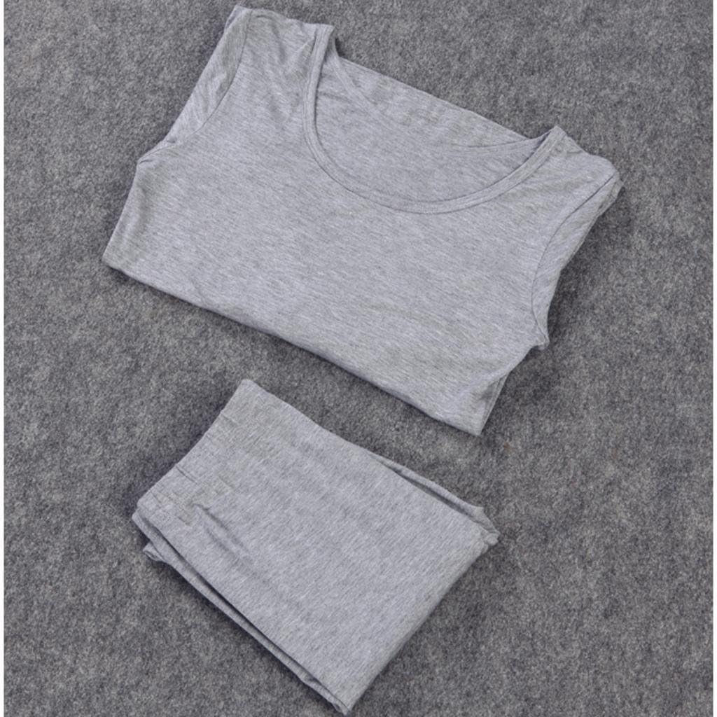 Liang Rou Women's Crewneck Long Johns Ultra Thin Modal Thermal Underwear Top & Bottom Set - Image 5