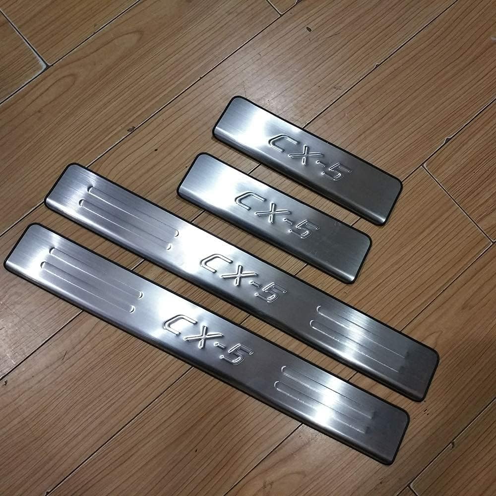 Auto Instaplijsten Protector, voor Mazda CX-5 CX5 2012 2013 2014 2015 2016 Deurstappen Protector Strips, Antislip Anti-kras Welkom Pedaal Cover Styling Accessoires