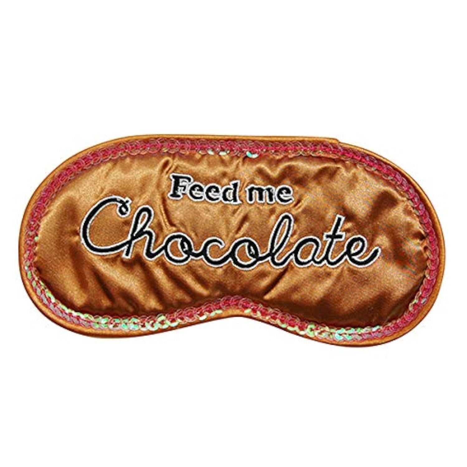 Diabolical Gifts Feed Me Chocolate! Eye Mask (Novelty), Purple